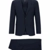 BOSS Mens H-Huge Slim Fit Suit Navy -Boss Shop boss mens h huge slim fit suit navy p43437 268676 image