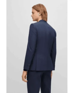 BOSS Mens H-Huge Slim Fit Suit Navy -Boss Shop boss mens h huge slim fit suit navy p43437 268681 image