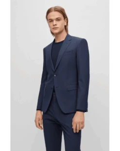 BOSS Mens H-Huge Slim Fit Suit Navy -Boss Shop boss mens h huge slim fit suit navy p43437 268686 image