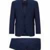 BOSS Mens H Jeckson Pinstripe Suit Dark Blue -Boss Shop boss mens h jeckson pinstripe suit dark blue p43535 271527 image