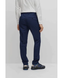 BOSS Mens H Jeckson Pinstripe Suit Dark Blue -Boss Shop boss mens h jeckson pinstripe suit dark blue p43535 271543 image