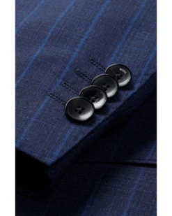 BOSS Mens H Jeckson Pinstripe Suit Dark Blue -Boss Shop boss mens h jeckson pinstripe suit dark blue p43535 271547 image