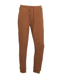BOSS Mens Hadiko 1 Cotton Blend Tracksuit Bottoms, Brown Sweatpants