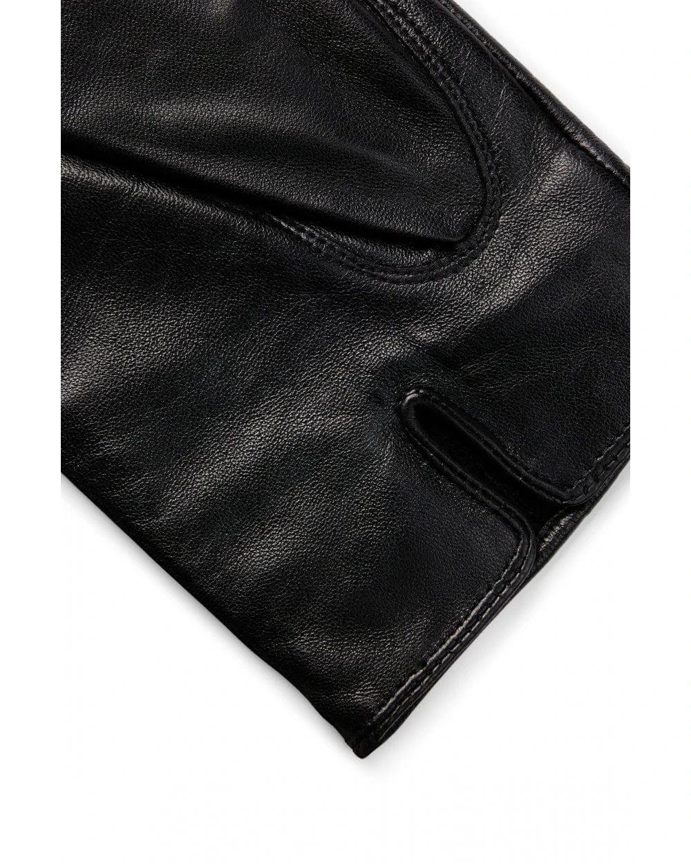 BOSS Mens Hainz5 Black Nappa-Leather Gloves 4 BOSS Mens Hainz5 Black Nappa-Leather Gloves - Image 2