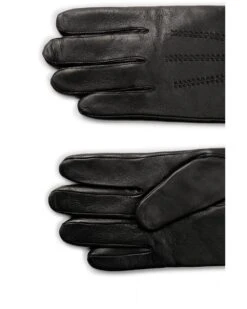 BOSS Mens Hainz5 Brown Nappa-Leather Gloves -Boss Shop boss mens hainz5 brown nappa leather gloves p41455 246996 image