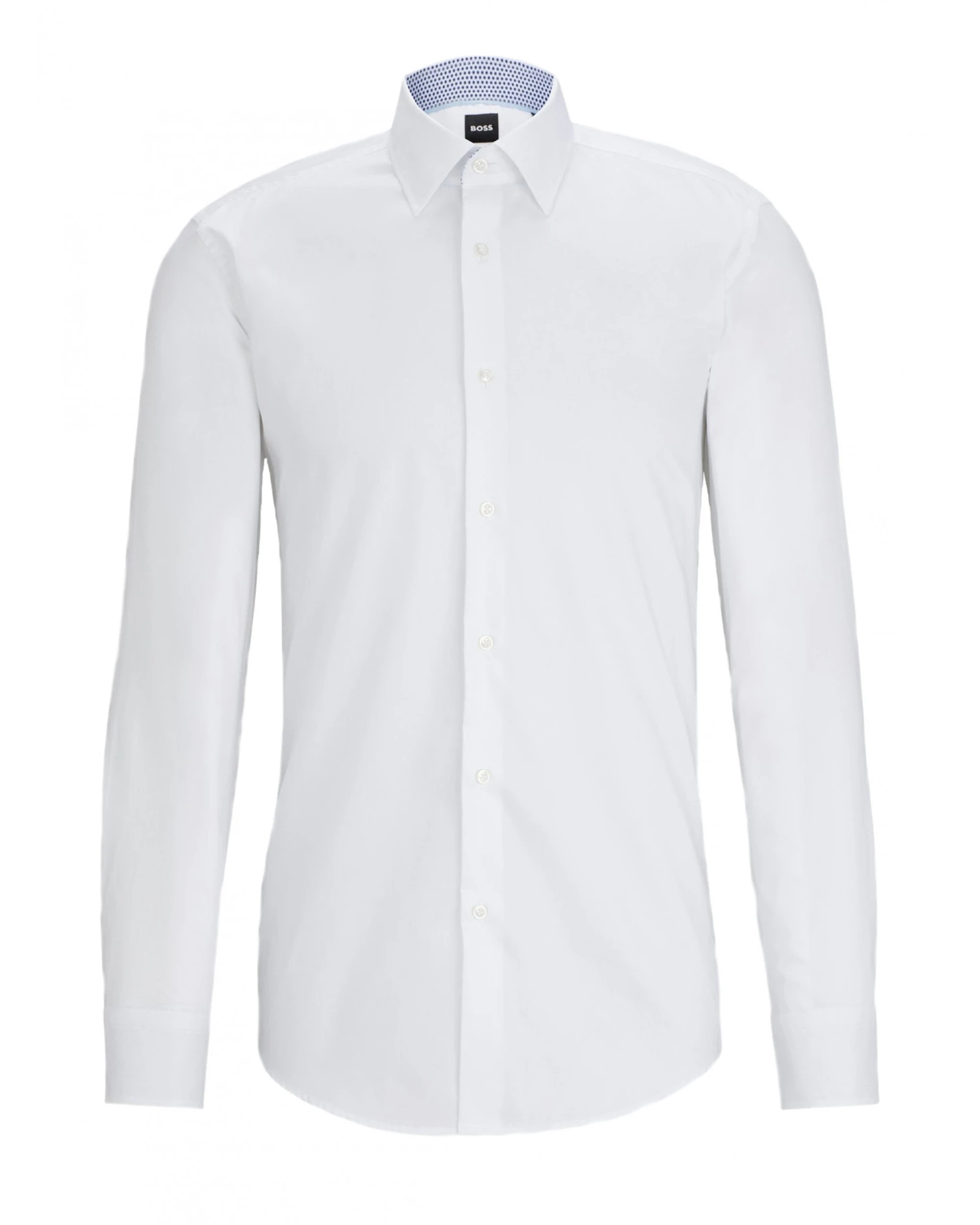 BOSS Mens Hank Shirt White 3 BOSS Mens Hank Shirt White