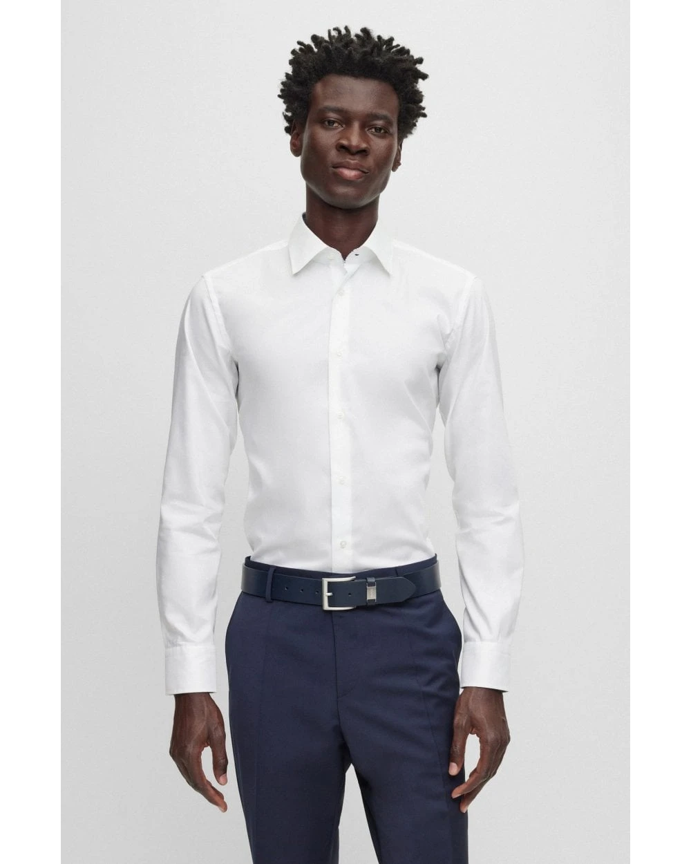BOSS Mens Hank Shirt White 4 BOSS Mens Hank Shirt White - Image 2