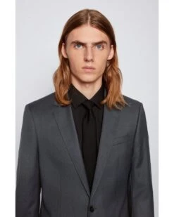 BOSS Mens Hayes/Gibson Grey Slim Fit Virgin Wool Suit -Boss Shop boss mens hayes gibson grey slim fit virgin wool suit p40293 225049 image