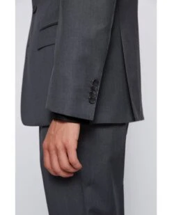 BOSS Mens Hayes/Gibson Grey Slim Fit Virgin Wool Suit -Boss Shop boss mens hayes gibson grey slim fit virgin wool suit p40293 225054 image