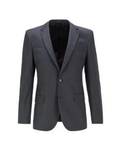 BOSS Mens Hayes/Gibson Grey Slim Fit Virgin Wool Suit -Boss Shop boss mens hayes gibson grey slim fit virgin wool suit p40293 225064 image