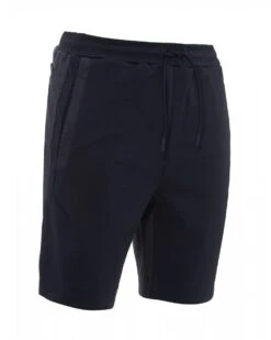 BOSS Mens Headlo Slim Fit Sweatshorts, Navy Marl Jogging Shorts -Boss Shop boss mens headlo slim fit sweatshorts navy marl jogging shorts p42541 246563 image