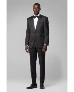 BOSS Mens Hence_Cyl/Gylan_Cyl Black Virgin Wool Slim Fit Suit 11 BOSS Mens Hence_Cyl/Gylan_Cyl Black Virgin Wool Slim Fit Suit -Boss Shop boss mens hence cyl gylan cyl black virgin wool slim fit suit p40254 223168 image