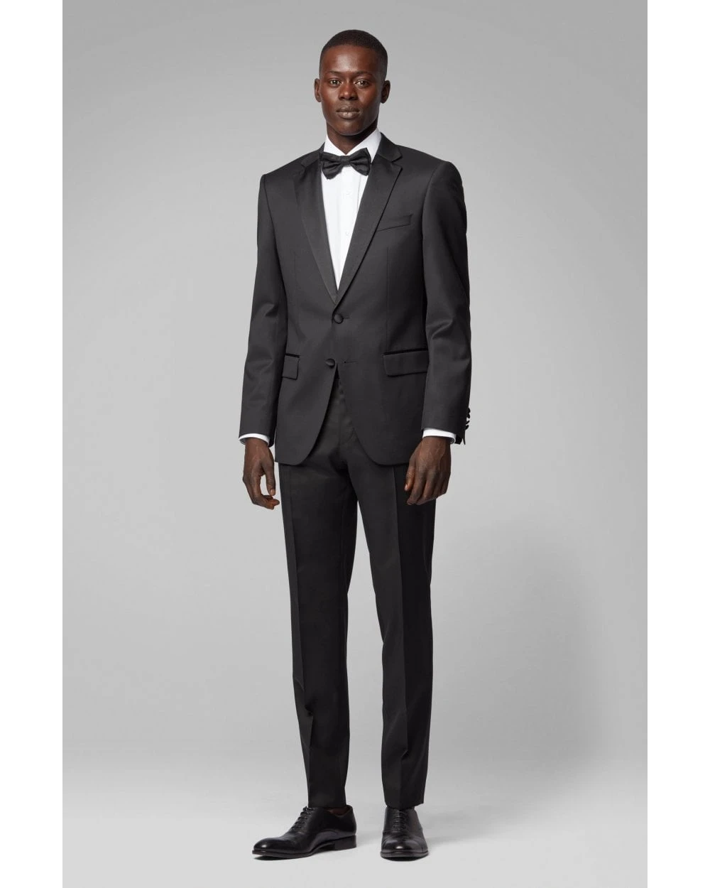 BOSS Mens Hence_Cyl/Gylan_Cyl Black Virgin Wool Slim Fit Suit 4 BOSS Mens Hence_Cyl/Gylan_Cyl Black Virgin Wool Slim Fit Suit - Image 2