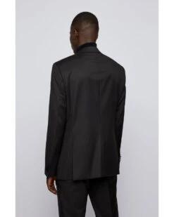 BOSS Mens Hence_Cyl/Gylan_Cyl Black Virgin Wool Slim Fit Suit 17 BOSS Mens Hence_Cyl/Gylan_Cyl Black Virgin Wool Slim Fit Suit -Boss Shop boss mens hence cyl gylan cyl black virgin wool slim fit suit p40254 223198 image