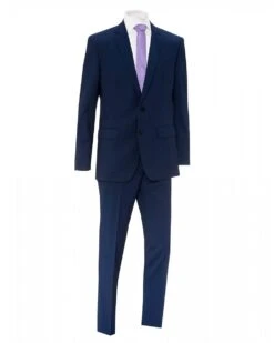 BOSS Mens Huge6/Genius5 Slim Fit Mid-Blue Suit -Boss Shop boss mens huge6 genius5 slim fit mid blue suit p35001 153561 image