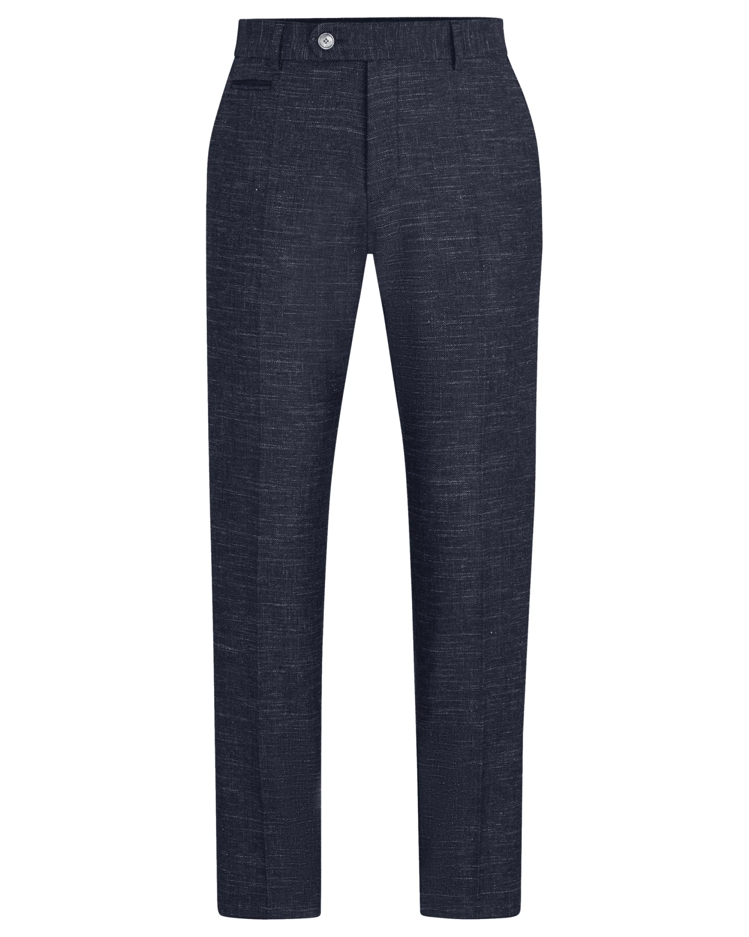 BOSS Mens Hutson Genius Patterned Slim Fit Suit Dark Blue 4 BOSS Mens Hutson Genius Patterned Slim Fit Suit Dark Blue - Image 2