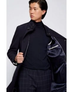 BOSS Mens Hyde Coat Dark Blue -Boss Shop boss mens hyde coat dark blue p43775 278726 image