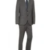 BOSS Mens Johnston Lenon Window Pane Grey Regular Fit Suit -Boss Shop boss mens johnston lenon window pane grey regular fit suit p30260 124208 image