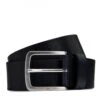BOSS Mens Jor V Leather Buckle Belt Navy -Boss Shop boss mens jor v leather buckle belt navy p44445 280030 zoom