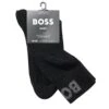 BOSS Mens Marc Black Round Logo Cotton Socks -Boss Shop boss mens marc black round logo cotton socks p40948 230102 zoom