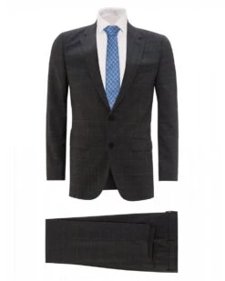 BOSS Mens Noven6/Ben2 Prince Of Wales Suit -Boss Shop boss mens noven6 ben2 prince of wales suit p42800 253047 image