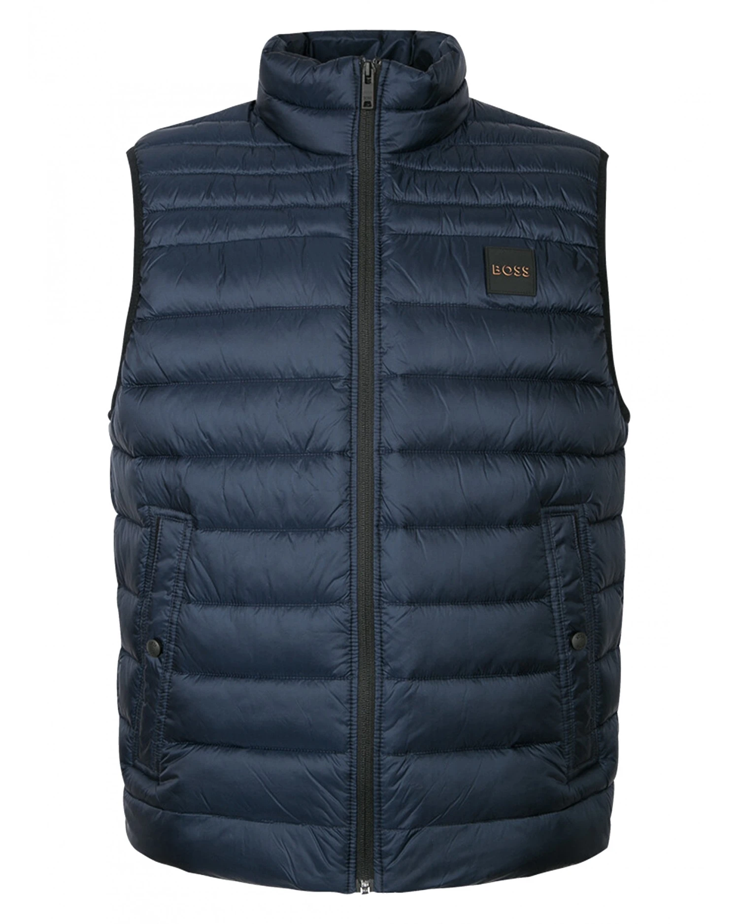 BOSS Mens Odeno Lightweight Gilet Dark Blue 3 BOSS Mens Odeno Lightweight Gilet Dark Blue