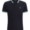 BOSS Mens Paddy Polo Shirt Dark Blue -Boss Shop boss mens paddy polo shirt dark blue p44457 279912 zoom