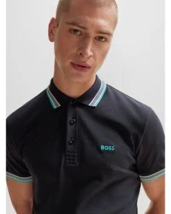 BOSS Mens Paddy Polo Shirt Dark Blue 8 BOSS Mens Paddy Polo Shirt Dark Blue -Boss Shop boss mens paddy polo shirt dark blue p44457 279922 zoom