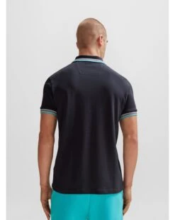 BOSS Mens Paddy Polo Shirt Dark Blue 9 BOSS Mens Paddy Polo Shirt Dark Blue -Boss Shop boss mens paddy polo shirt dark blue p44457 279927 zoom