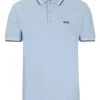 BOSS Mens Paddy Polo Shirt Light Pastel Blue -Boss Shop boss mens paddy polo shirt light pastel blue p44458 282062 zoom