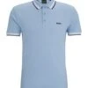 BOSS Mens Paddy Polo Shirt Open Blue -Boss Shop boss mens paddy polo shirt open blue p43799 276284 zoom