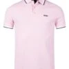 BOSS Mens Paddy Polo Shirt Pastel Pink -Boss Shop boss mens paddy polo shirt pastel pink p44459 281606 zoom