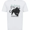 BOSS Mens Pantera Panther Logo Print T-Shirt White 1 BOSS Mens Pantera Panther Logo Print T-Shirt White -Boss Shop boss mens pantera panther logo print t shirt white p44481 280470 zoom