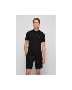 BOSS Mens Passenger Polo Shirt Black -Boss Shop boss mens passenger polo shirt black p44305 278161 image