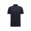 BOSS Mens Passenger Polo Shirt Dark Blue -Boss Shop boss mens passenger polo shirt dark blue p44306 278167 image