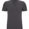 BOSS Mens Passenger Polo Shirt Dark Grey -Boss Shop boss mens passenger polo shirt dark grey p43563 270935 image