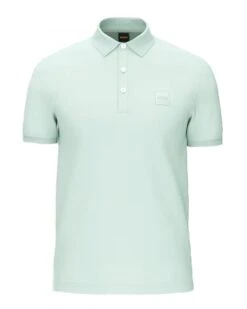 BOSS Mens Passenger Polo Shirt Light Pastel Green