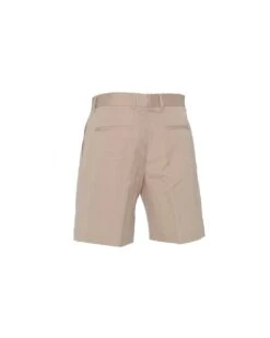 BOSS Mens Pepe Light Beige Relaxed Fit Pleat-Front Shorts -Boss Shop boss mens pepe light beige relaxed fit pleat front shorts p45035 280341 image