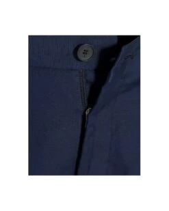 BOSS Mens Pepe Navy Blue Relaxed Fit Pleat-Front Shorts -Boss Shop boss mens pepe navy blue relaxed fit pleat front shorts p45034 280333 image