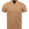 BOSS Mens Polston Quarter Zip Polo Shirt Medium Beige 1 BOSS Mens Polston Quarter Zip Polo Shirt Medium Beige -Boss Shop boss mens polston quarter zip polo shirt medium beige p44508 280658 zoom