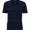BOSS Mens Pye Polo Shirt Dark Navy -Boss Shop boss mens pye polo shirt dark navy p42865 268803 image
