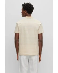 BOSS Mens Pye Polo Shirt Open White -Boss Shop boss mens pye polo shirt open white p42866 268827 image