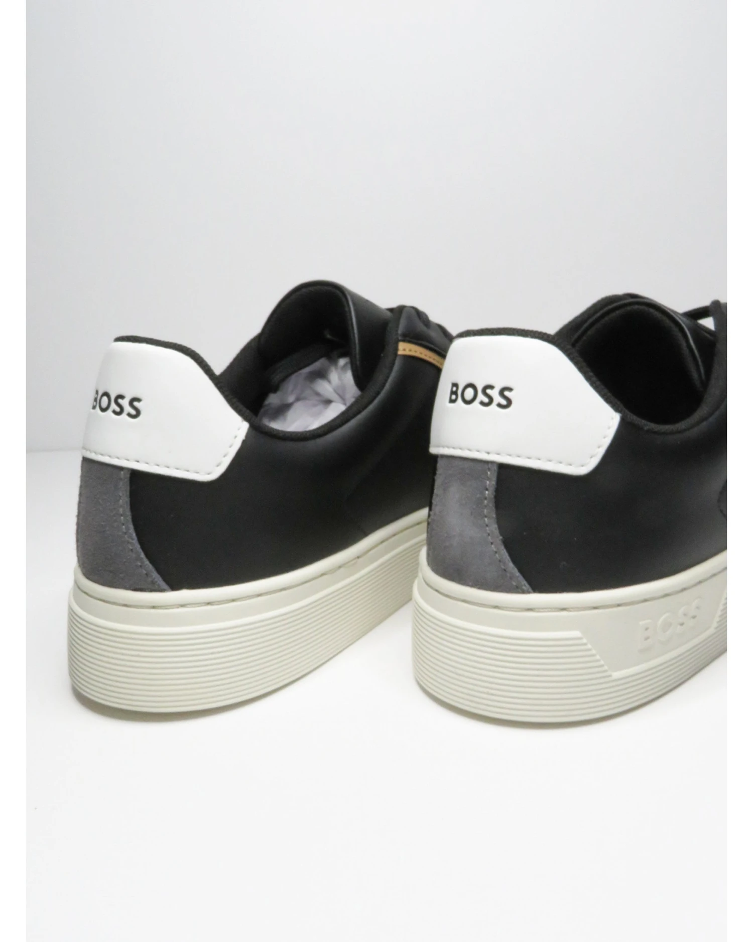 BOSS Mens Rhys Tenn Trainer Black 6 BOSS Mens Rhys Tenn Trainer Black - Image 4
