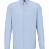 BOSS Mens Rickert Oxford Shirt Open Blue -Boss Shop boss mens rickert oxford shirt open blue p43578 271387 image