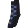 BOSS Mens Rs Stripe Dark Blue 2-Pack Checked/Striped Socks 1 BOSS Mens Rs Stripe Dark Blue 2-Pack Checked/Striped Socks -Boss Shop boss mens rs stripe dark blue 2 pack checked striped socks p41470 248126 image