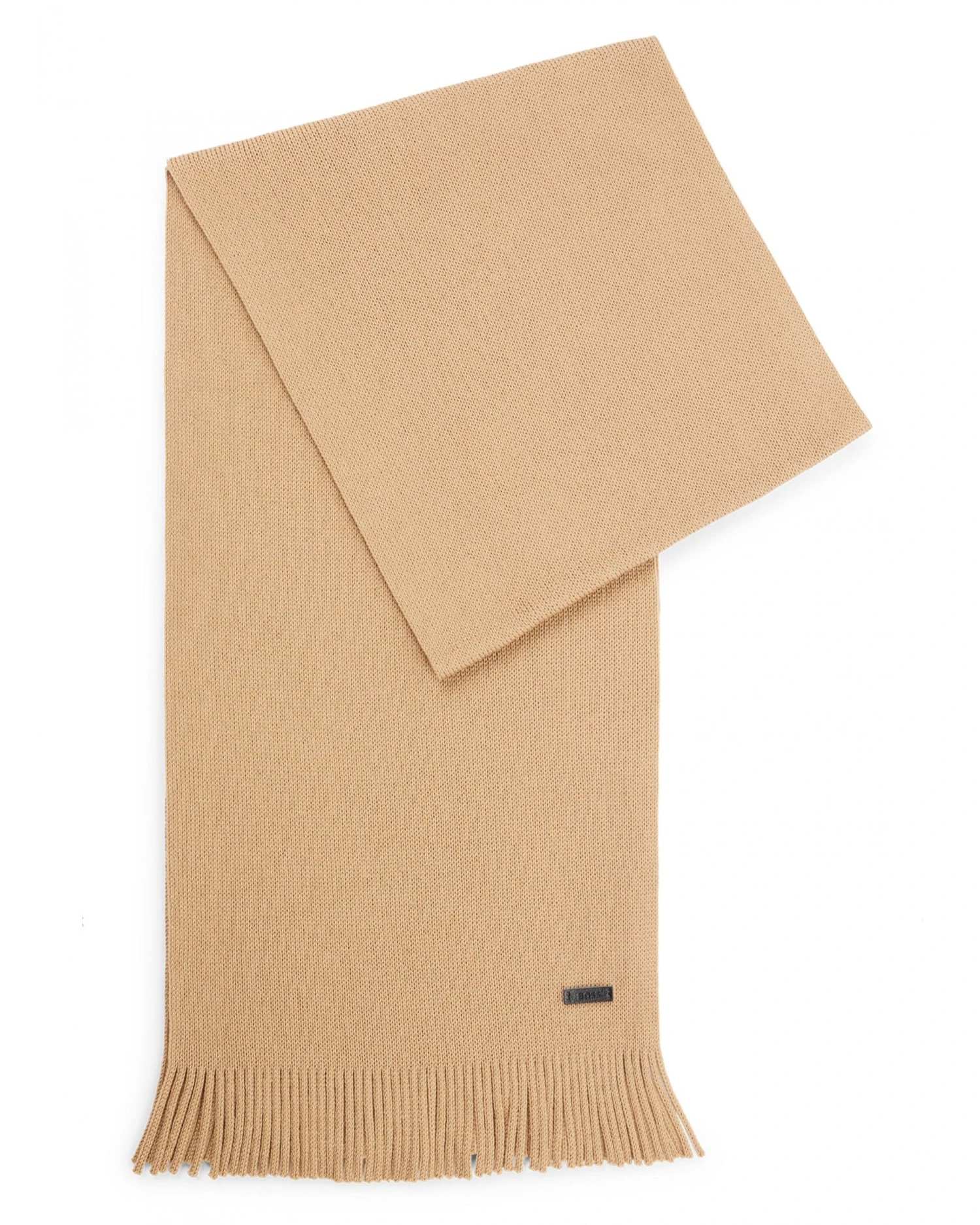 BOSS Mens Ruschel Scarf Med Beige 3 BOSS Mens Ruschel Scarf Med Beige