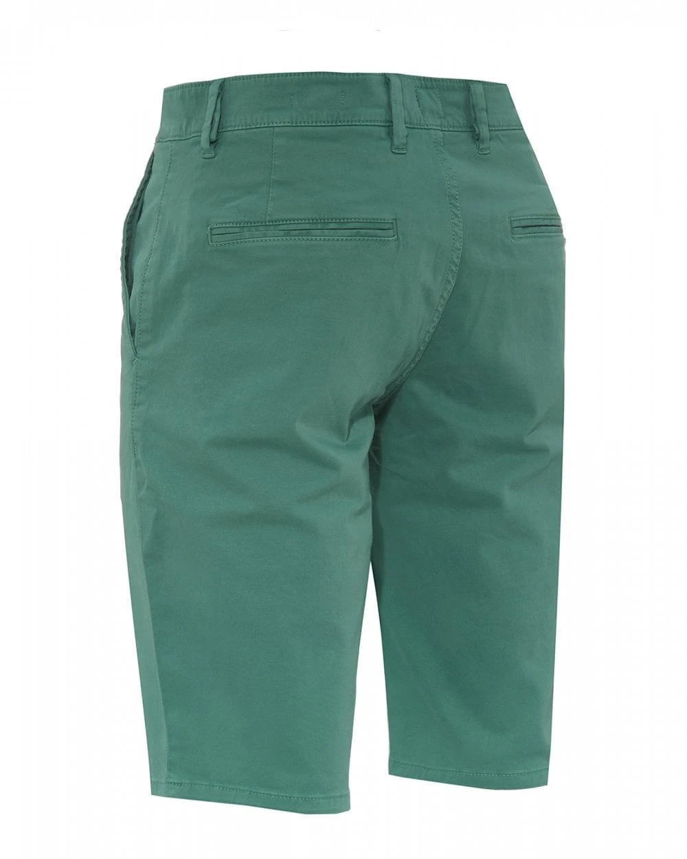 BOSS Mens Schino Slim Green Chino Shorts 4 BOSS Mens Schino Slim Green Chino Shorts - Image 2