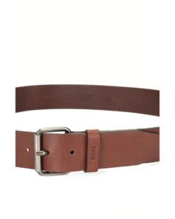BOSS Mens Serge Dark Brown Italian-Leather Belt -Boss Shop boss mens serge dark brown italian leather belt p40929 228637 image