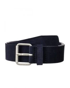 BOSS Mens Serge Roller Buckle Belt Navy