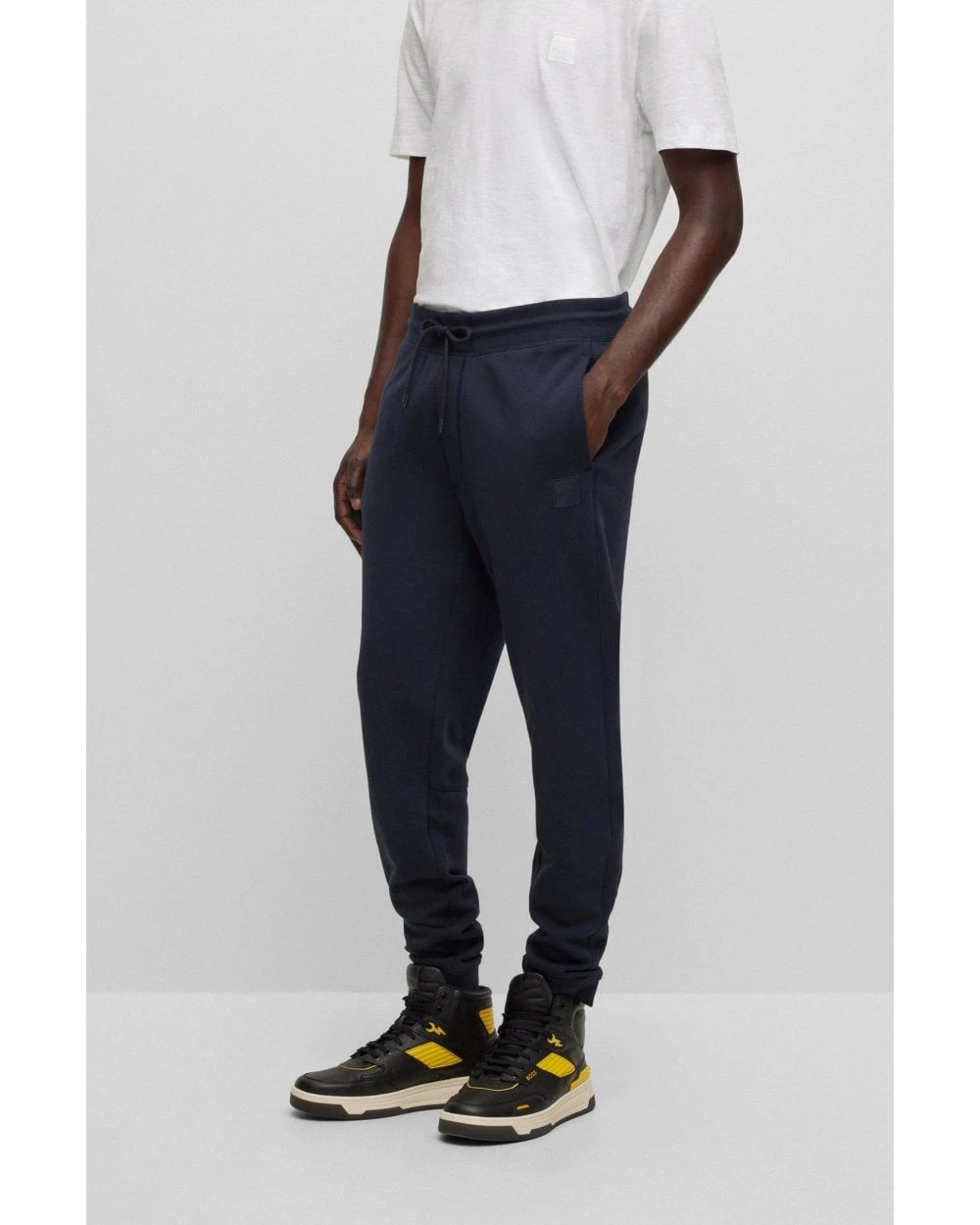 BOSS Mens Sestart Joggers Navy 4 BOSS Mens Sestart Joggers Navy - Image 2